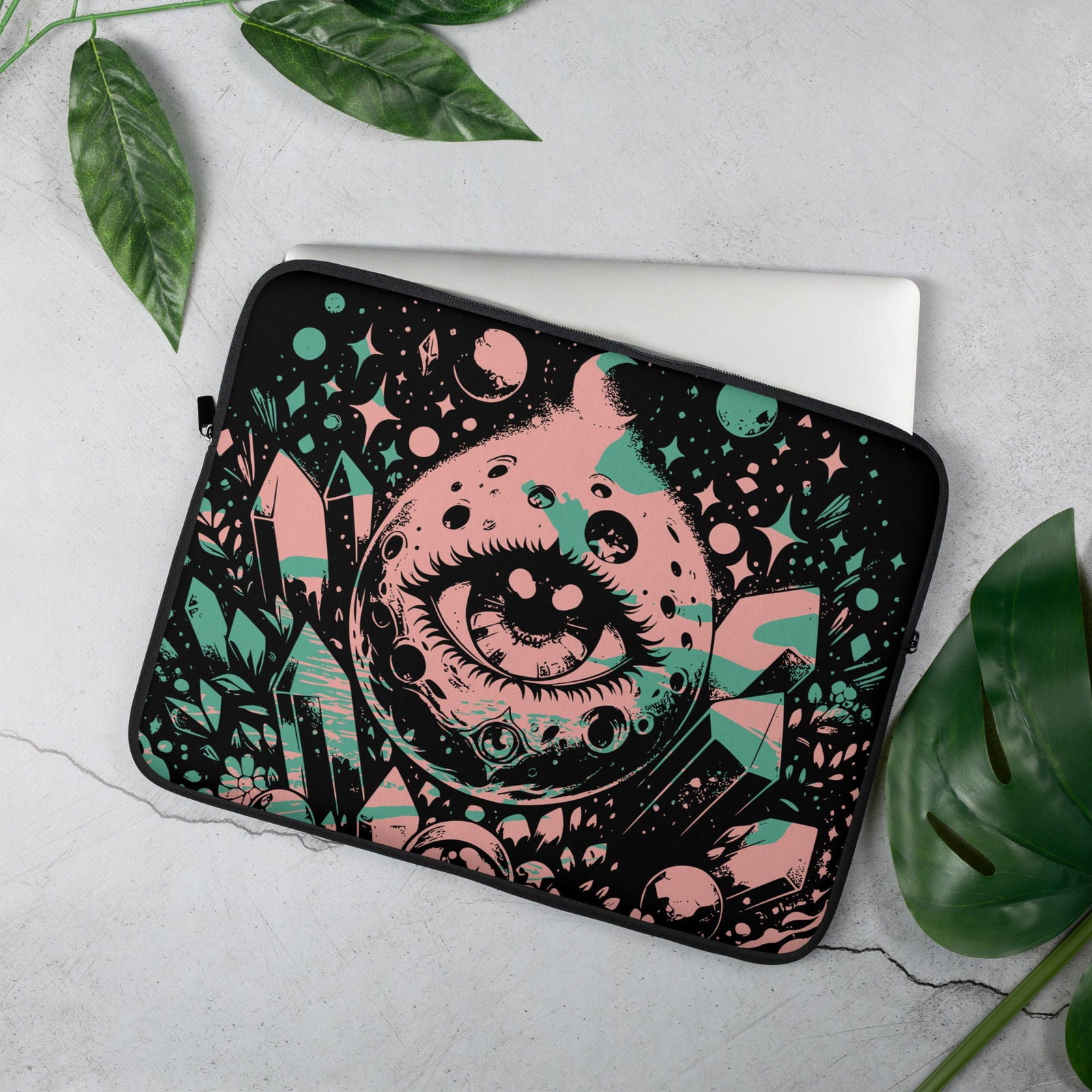 Laptop Sleeve-Space eyes - LoveLocsLiving