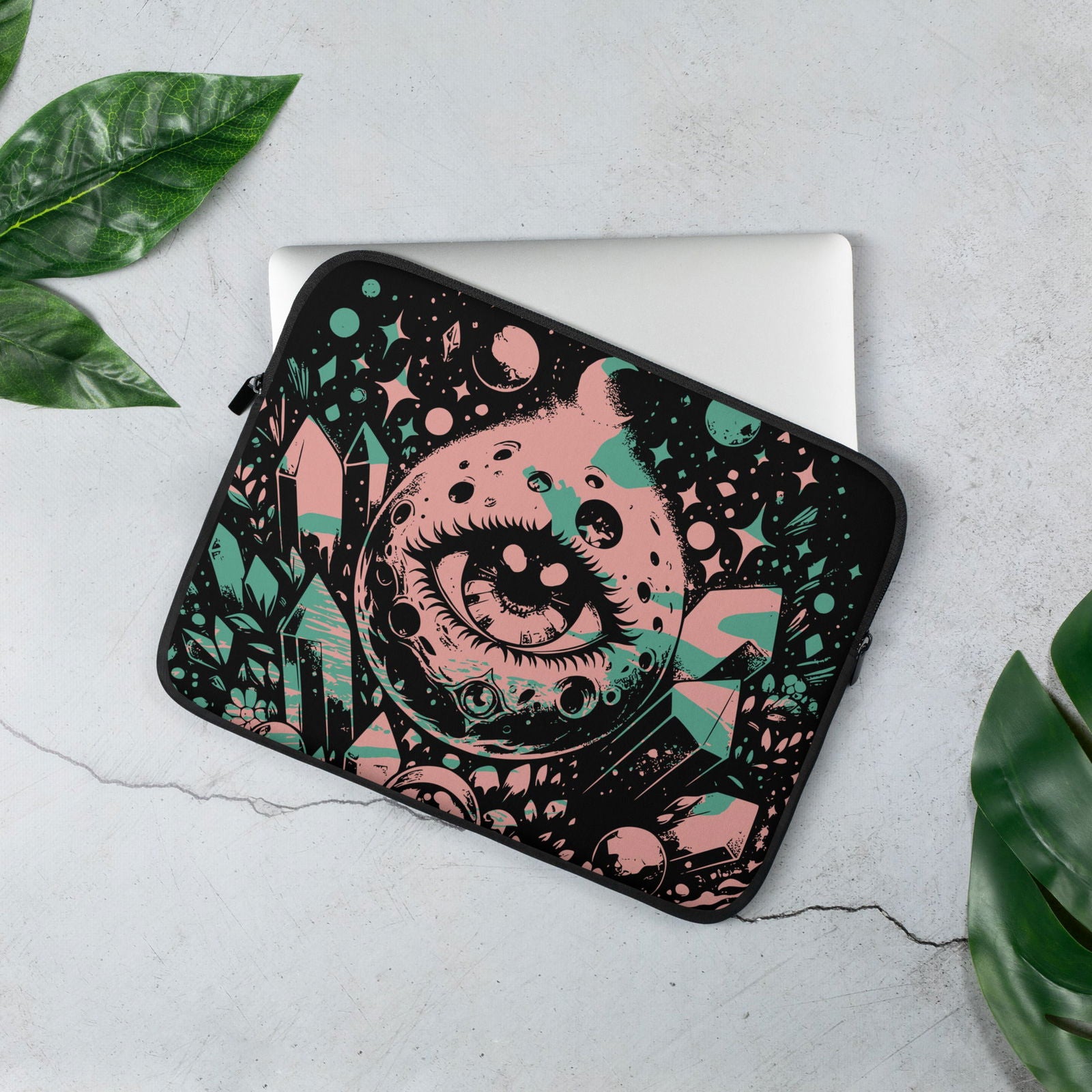 Laptop Sleeve-Space eyes - LoveLocsLiving